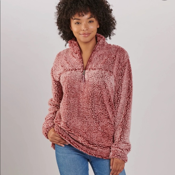 Boxercraft snowed Maroon cozy women pullover - Picture 1 of 5